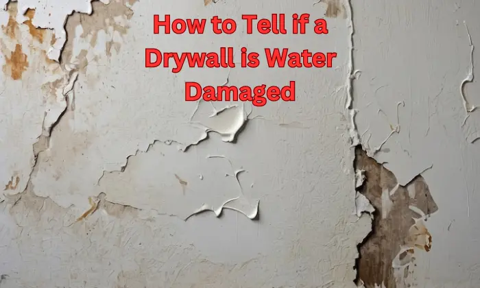 How to Tell if a Drywall is Water Damaged